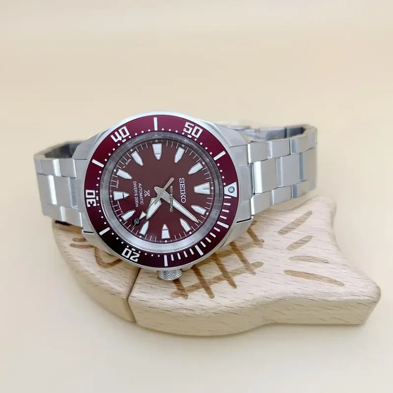 Seiko Prospex Samurai Maroon Diver Scuba Men's Watch- SBDY129